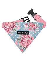 Vintage Rose Floral Bandana - Our Vintage Rose Floral Bandana will brighten up even the dullest of days. It is a contemporary style and the floral pattern is right on trend. Just attach your lead to the D ring and this stylish Bandana can also be used as a collar. It is lightweight and incredibly strong. You can be sure that thi...
