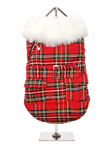 MacGregor Quilted Tartan Coat - From Highland plaids to couture checks this season sees a diverse approach to towards a heritage reference point and our MacGregor Quilted Tartan Coat fits this trend perfectly by bringing statement prints into play. This is a high quality item with faux fur collar, quilted and fleece lined to keep...