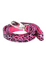Pink Leopard Print Lead - This Pink Leopard Print Lead is lightweight and incredibly strong.