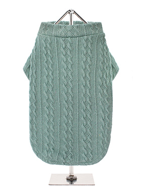 Teal Cable Knitted Sweater